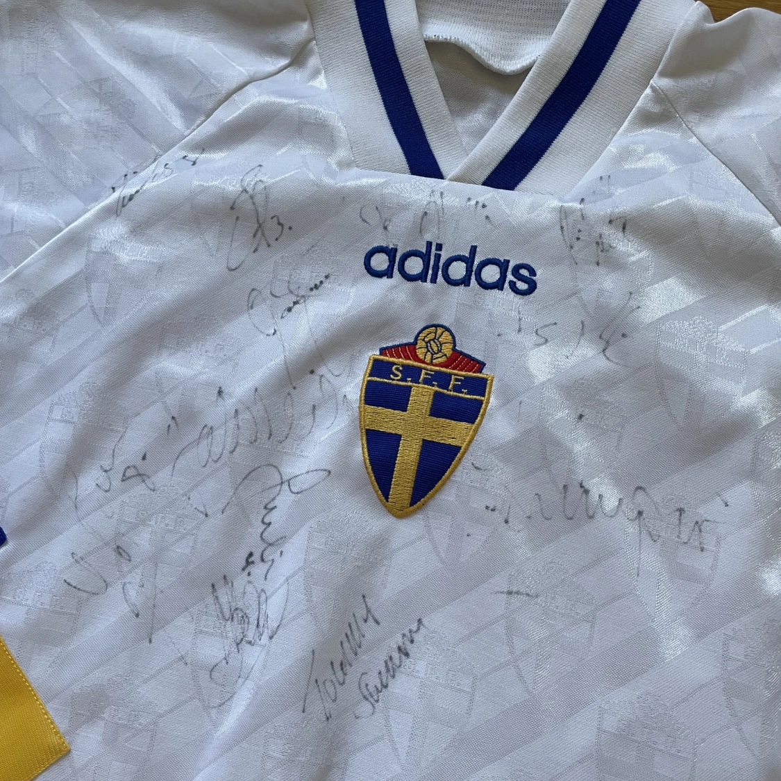 1994 Sverige fotbollströja borta