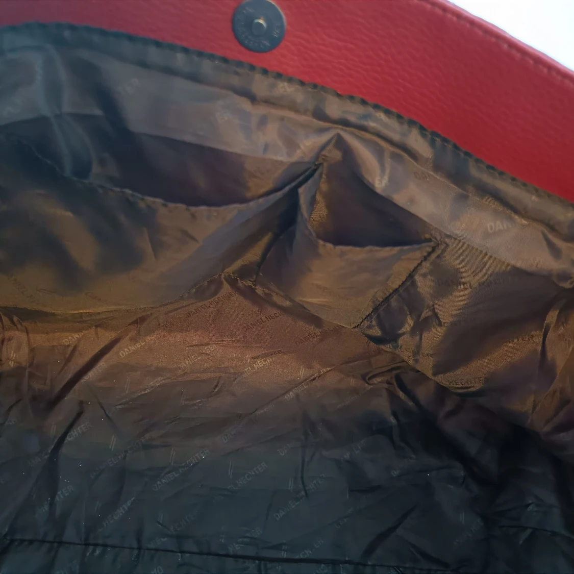 Röd skin väska  - 91