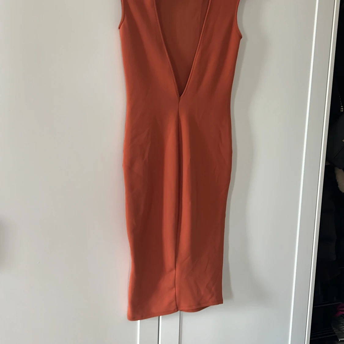 Orange klänning  - 91