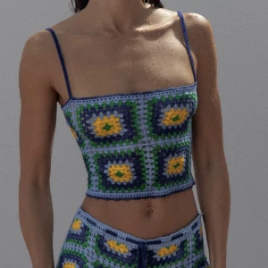 Zara crochet topp  - Säljer den med prislappen på eftersom den ej kom till användning pga så liten storlek. Jag köpte den i S o passar bäst för dig som har storlek XXS-XS 💗💕🫶🫶🫶       Nypris (299kr) 💕💗  Skriv gärna om ni vill ha fler bilder🫶🌸