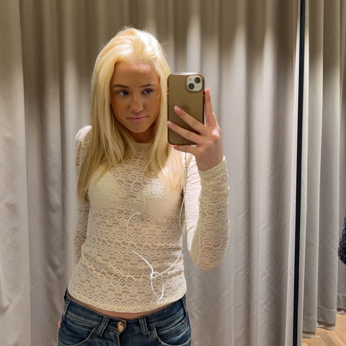 VIT SPETS TRÖJA 🤍