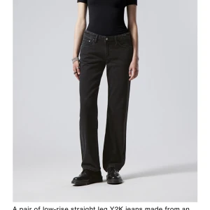 Lågmidjade jeabs - Lågmidjade jeans från weekday lite för små på mig men bra i längden! Använda en gång