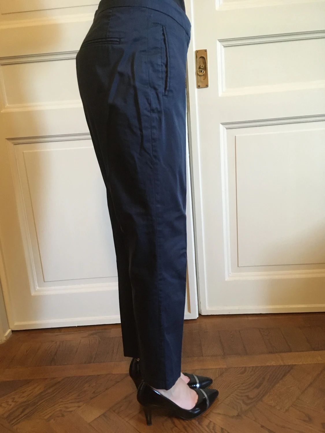 Byxor i mörkblått ESPRIT  - 90