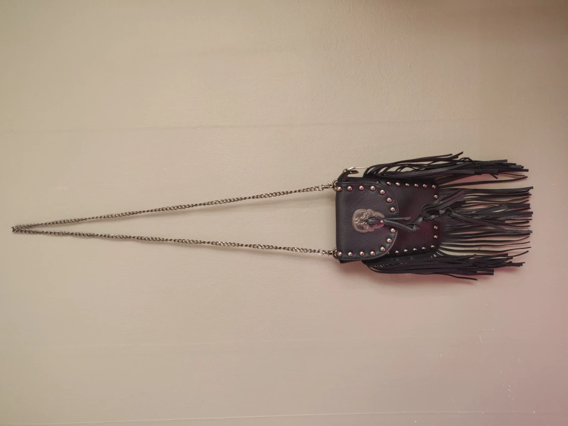 Fransväska boho hippie rocker festival  - 90