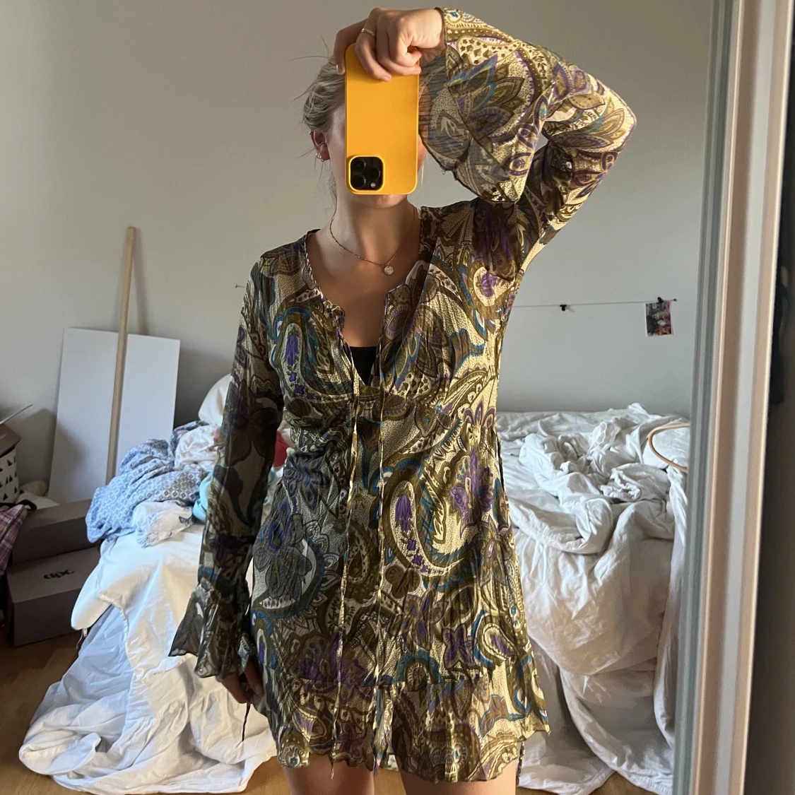 Mönstra mesh klännigm