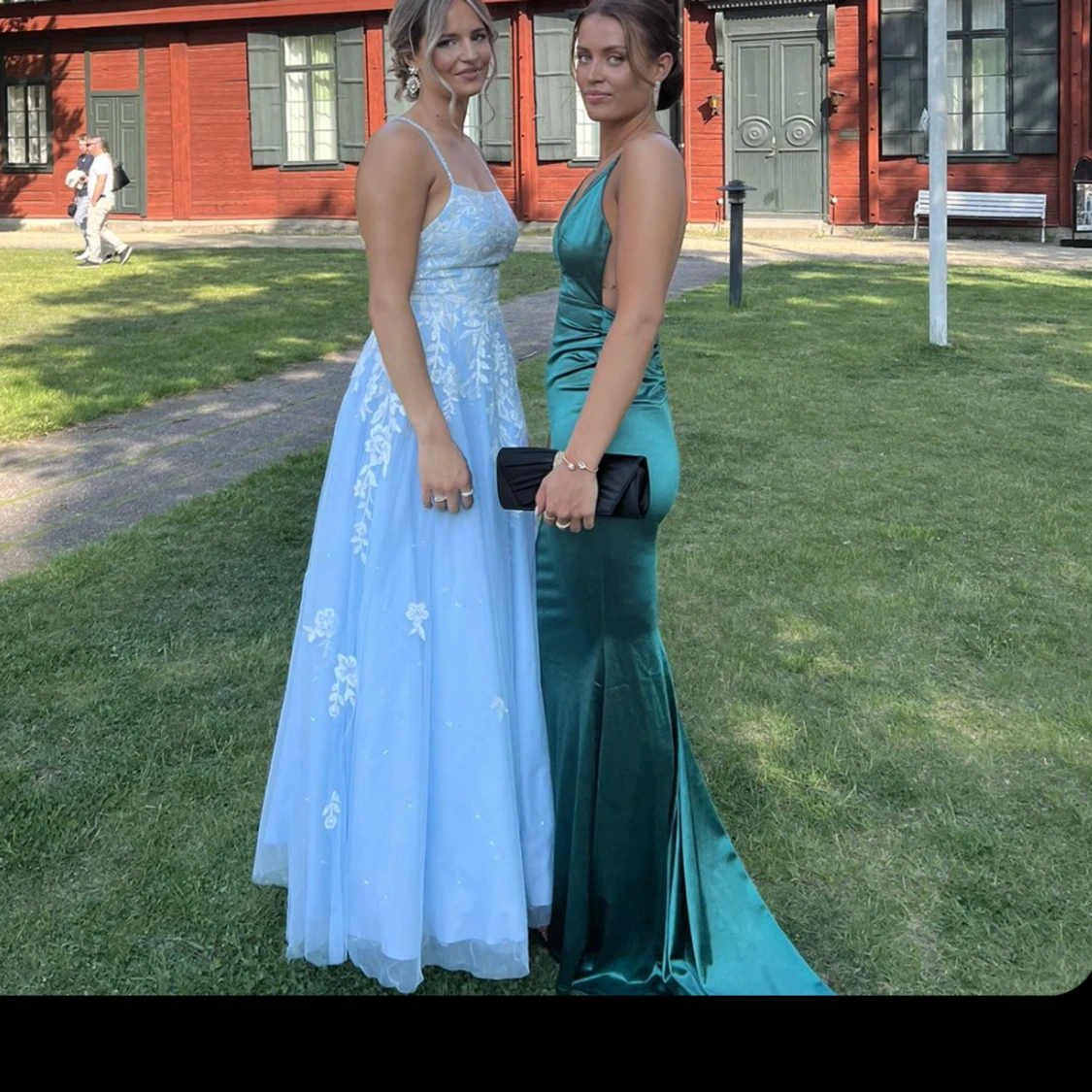 Balklänning ljusblå 