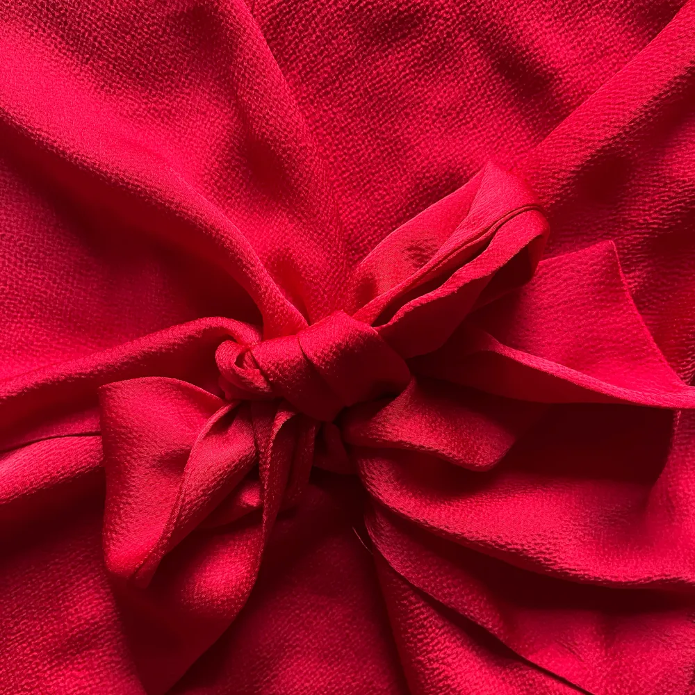 Supersöt röd blus som passar perfekt till exempel julafton eller en tjejmiddag! Säljer då den tyvärr inte passar längre. Sparsamt använd och i superbra skick! Stl 36. Puserot.