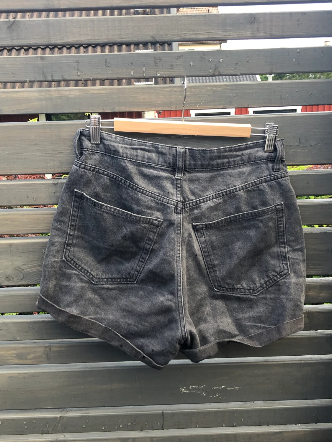 Svarta jeans shorts  - 90