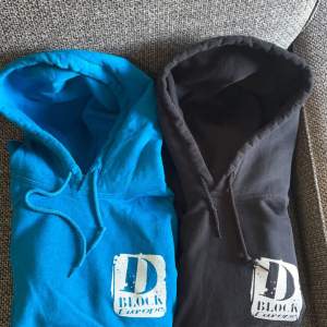 D-block europé hoodies   Blå strl M Svart strl L