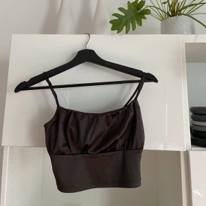 Brun topp - Brun topp från hm i storlek xs, knappast använd så toppen är i bra skick