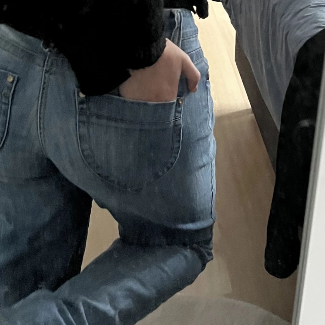 Lågmidjade jeans  - 90