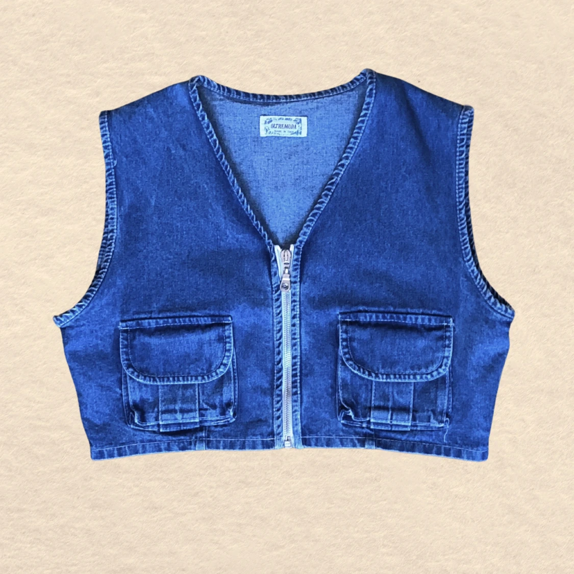 supercool vintage jeansväst - 90