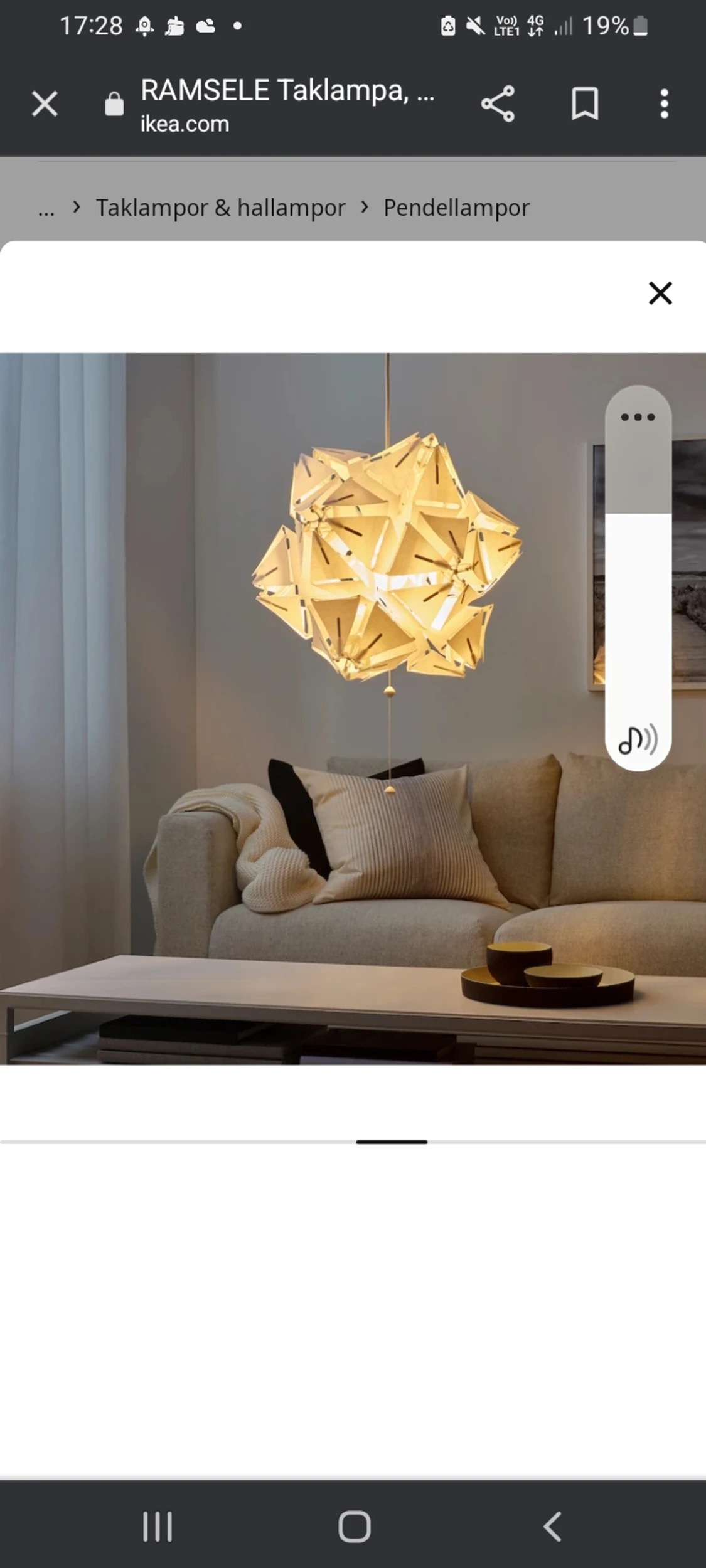 TVÅ HELT NYA ,OUPPSATTA IKEAS RAMSELE LAMPOR  - 1