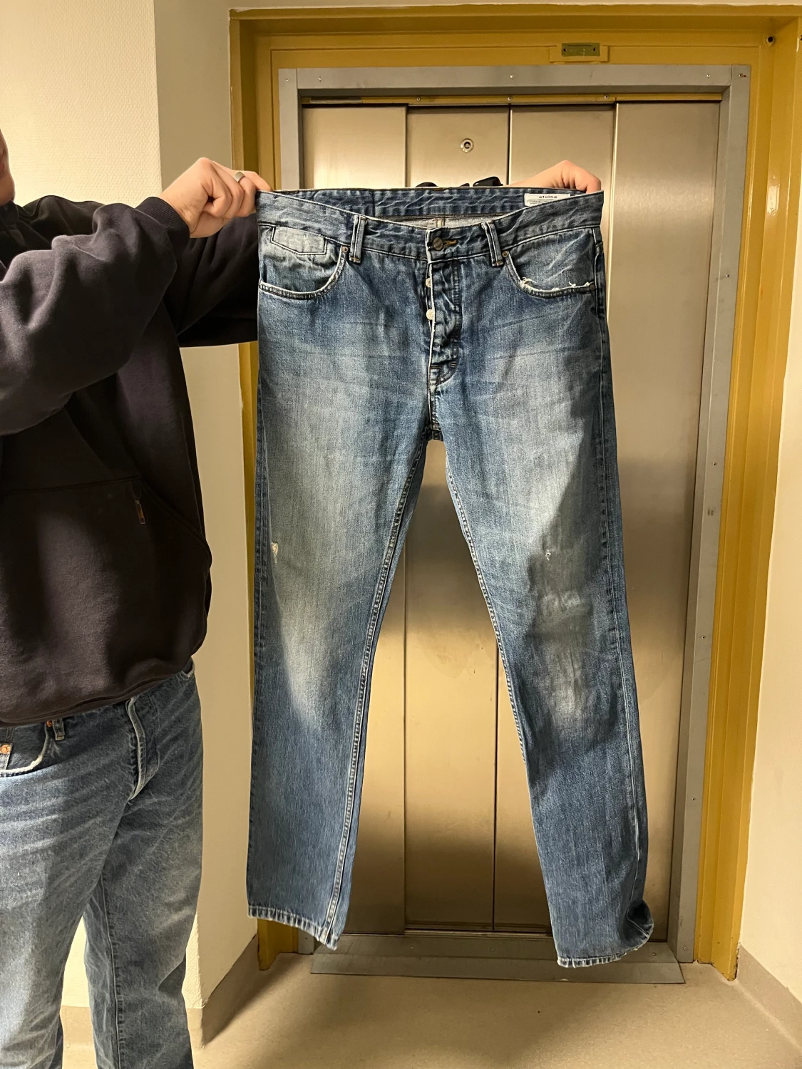 Elvine jeans med saint blank tryck - 90