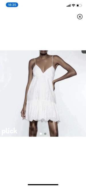 Säljer min vita zara klänning då jag inte använder den, använd kanske 4 gånger totalt! Superfin till sommaren❤️❤️Budgivning om många intresserade! Har liknande i svart i min profil. Bud 270