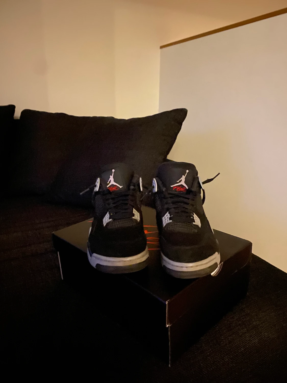 Jordan 4 black canvas - 90