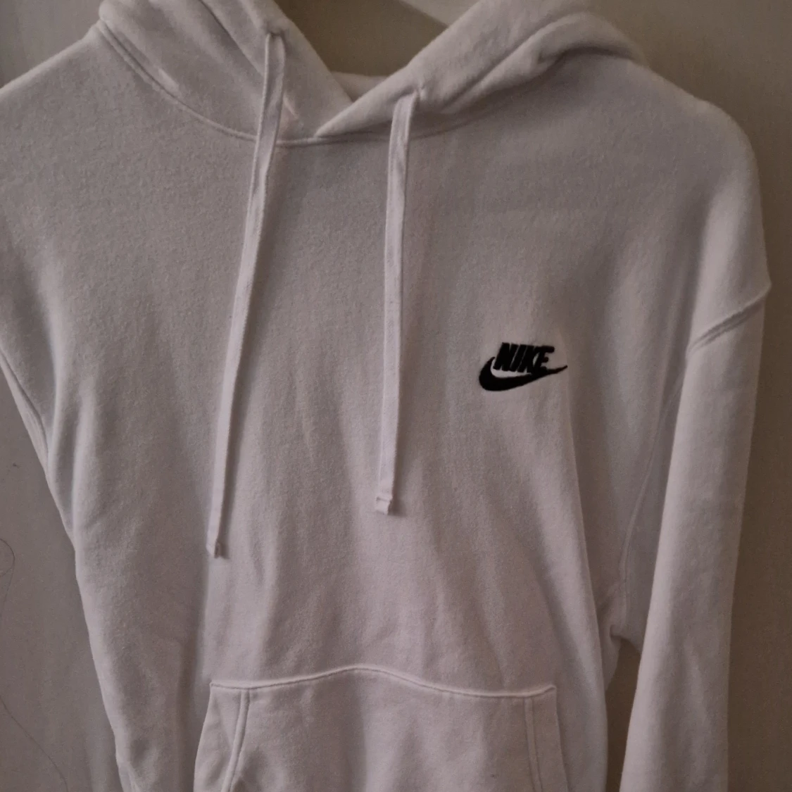 Nike hoodie vit