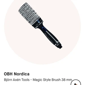 Björn Axén Värmeborste  - Värmeborste, endast testad och inte mer använd! funkar toppen! 38mm