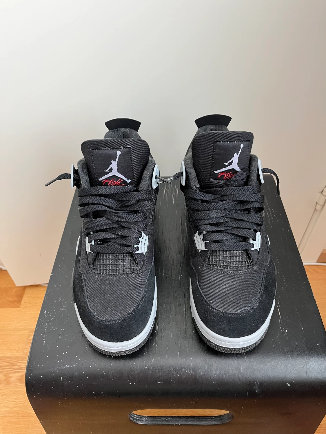 Air Jordan 4 Black Canvas