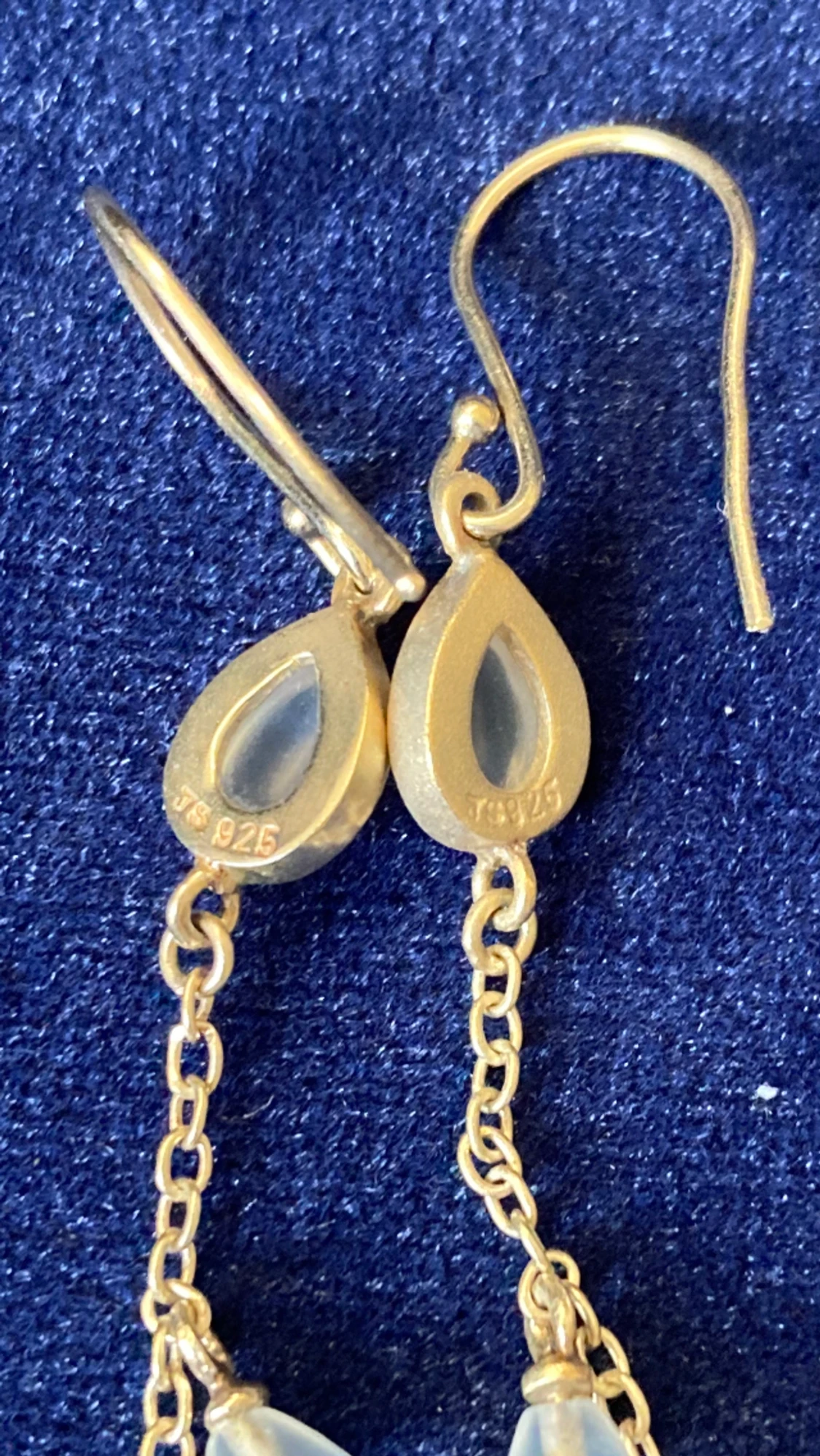 Beautiful silver eardrops - 90