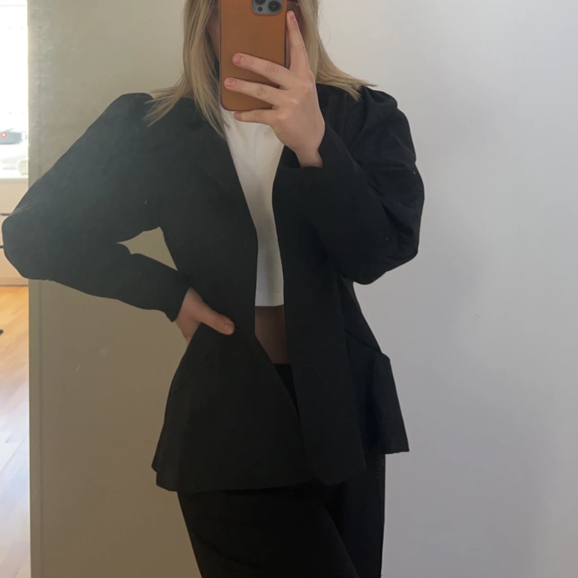 Svart blazer