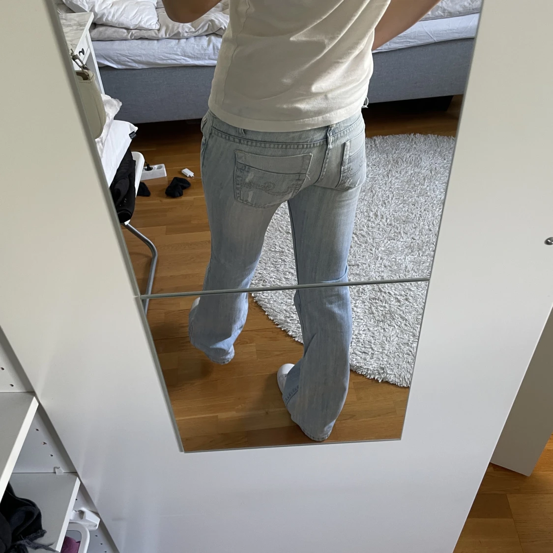Jeans lowwaist bootcut lågmidjade flare - 90