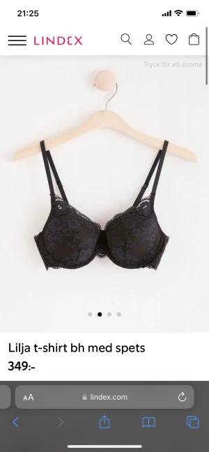 Bh 75E  - Säljer denna bh från Lindex i nyskick då den är för stor så den inte är använd, nypris 349kr, hör av er vid frågor eller fler bilder 💕