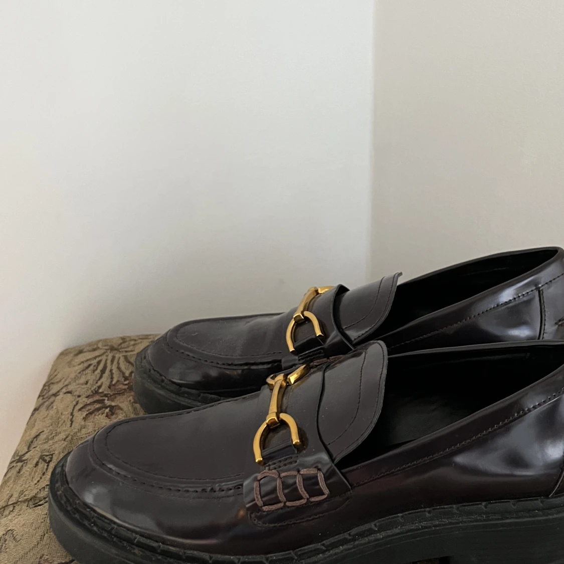 Burgundy loafers - 90