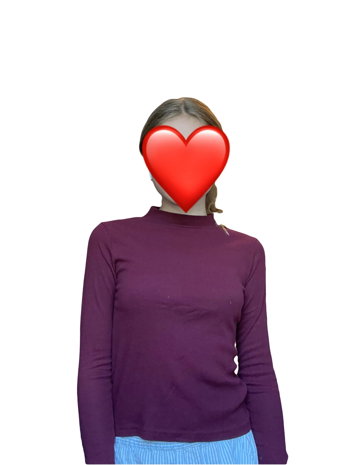 Vinröd polo tröja - 90