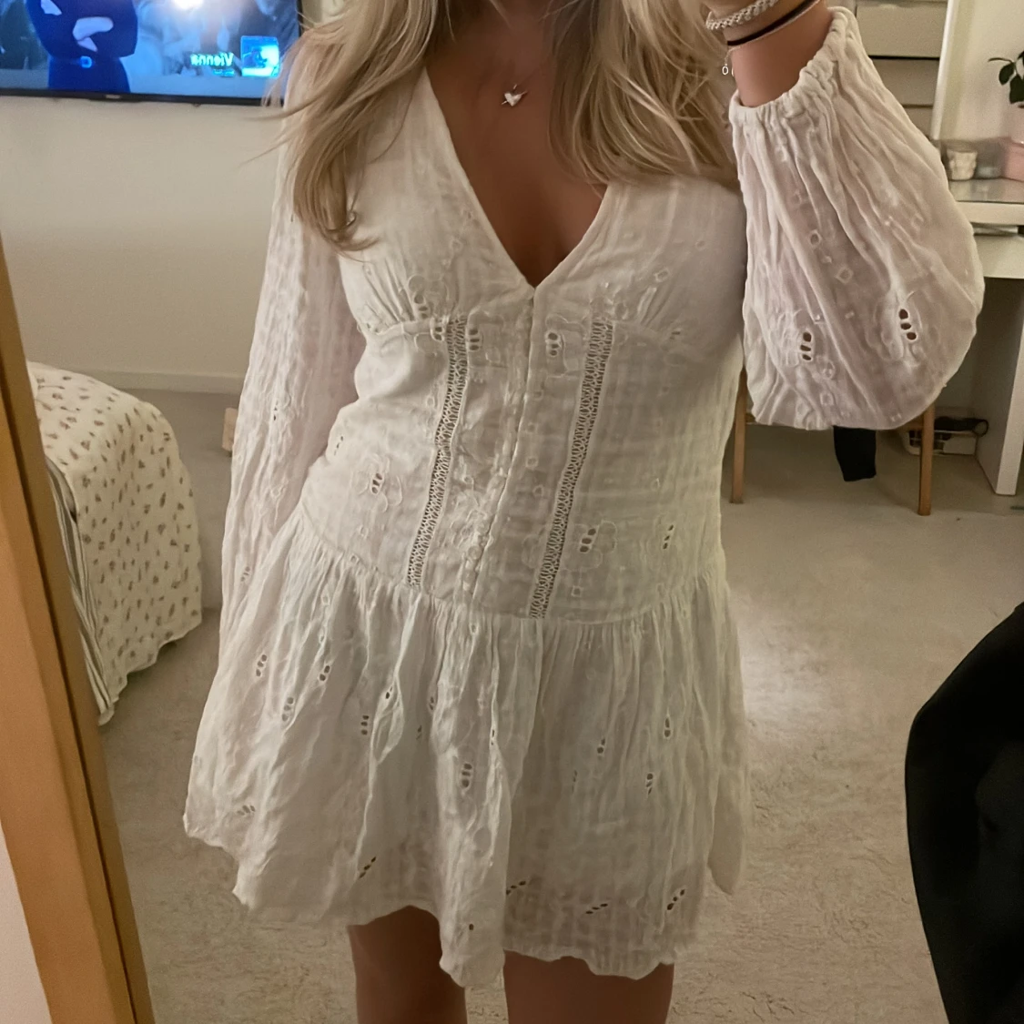 Vit zara klänning!! - 90