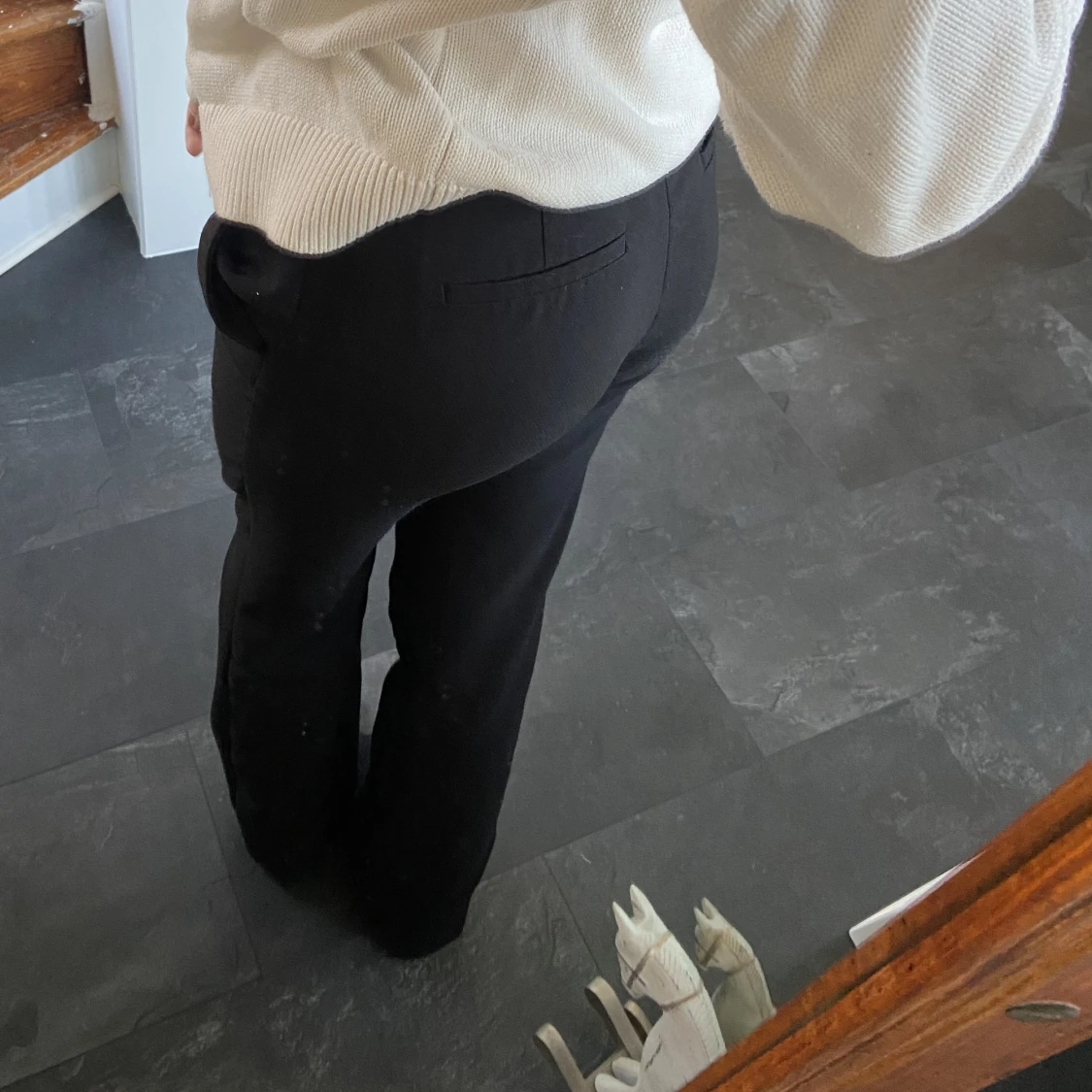 Svarta kostymbyxor  - 90