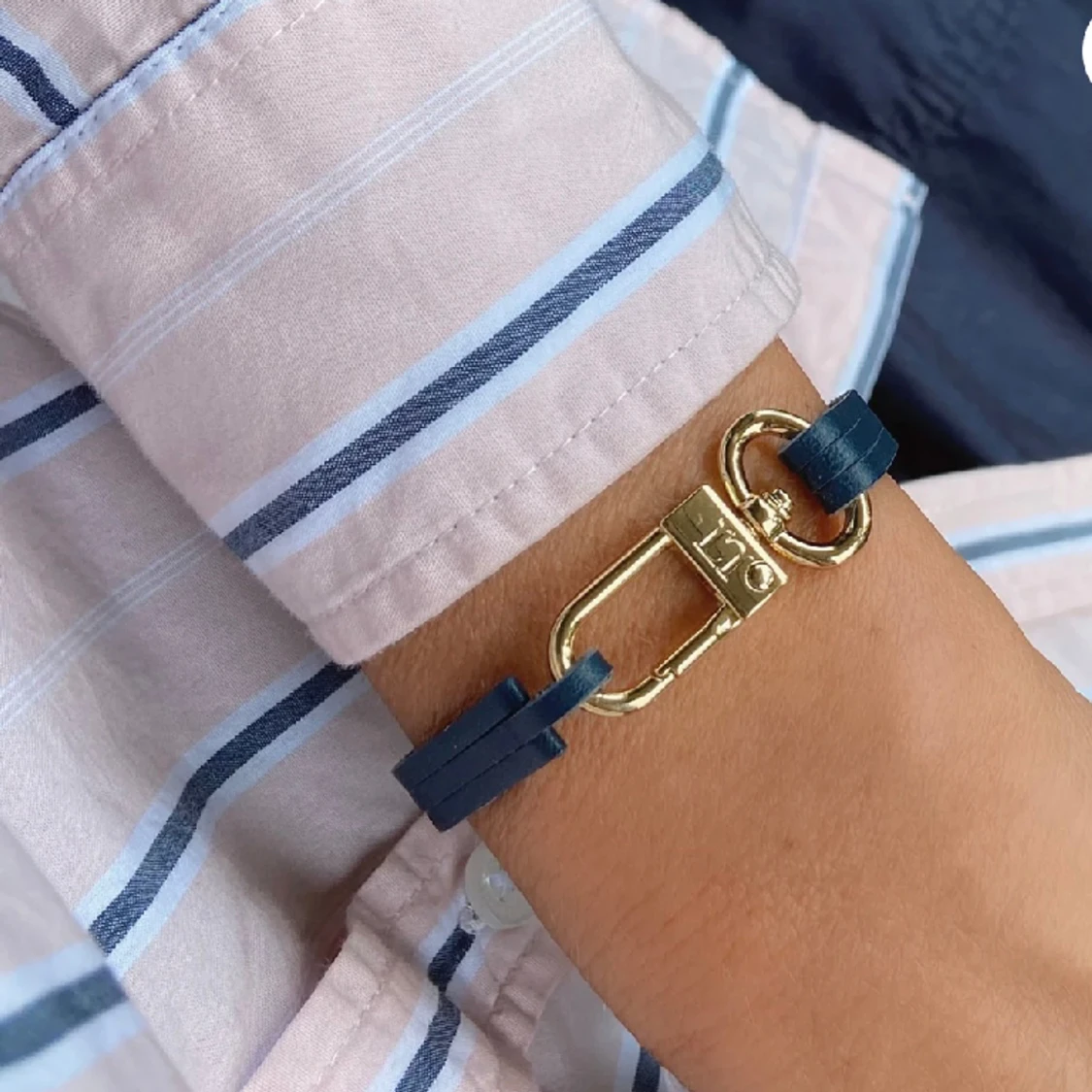 Läder armband  - 90