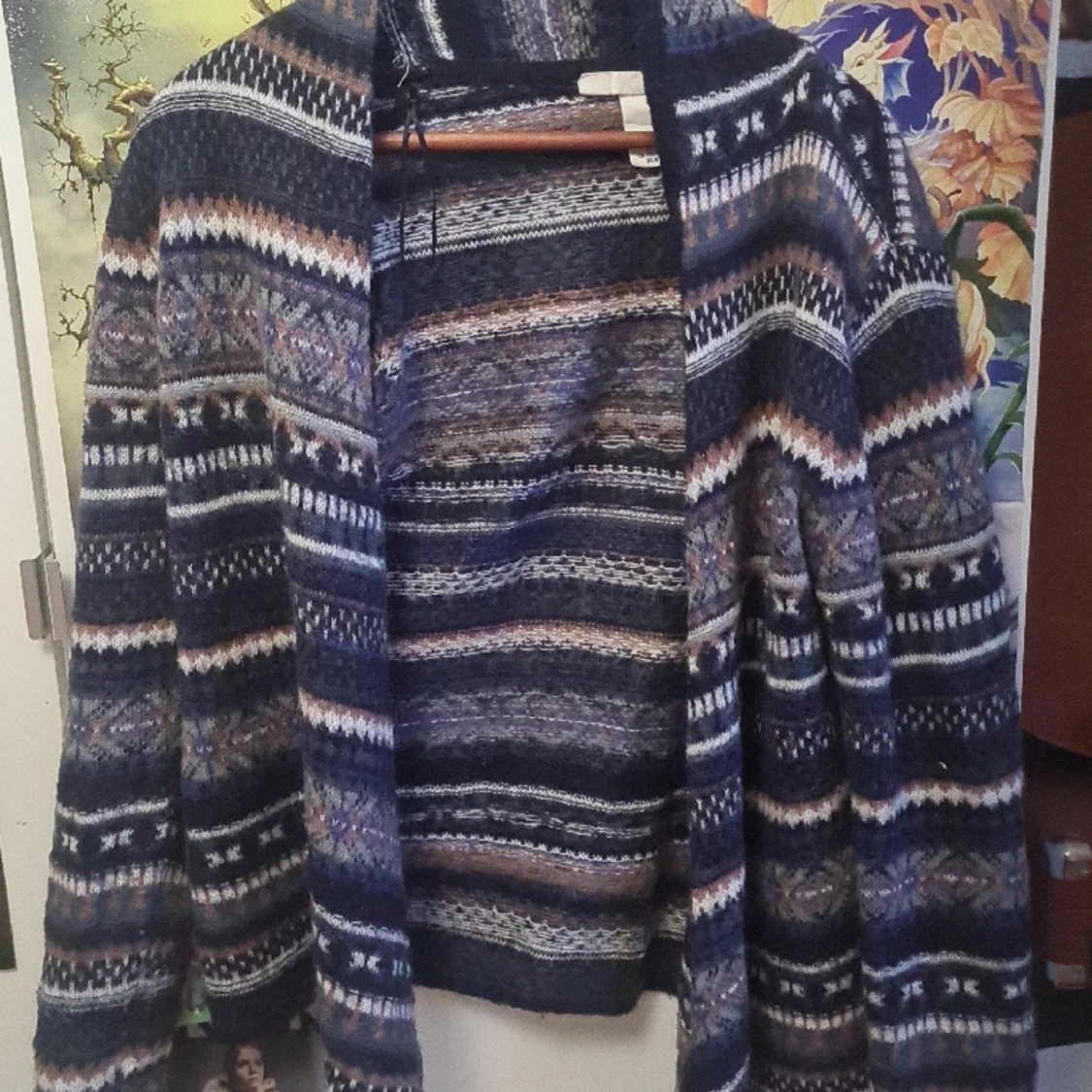 Stickad kofta (tryck inte köp nu!!)