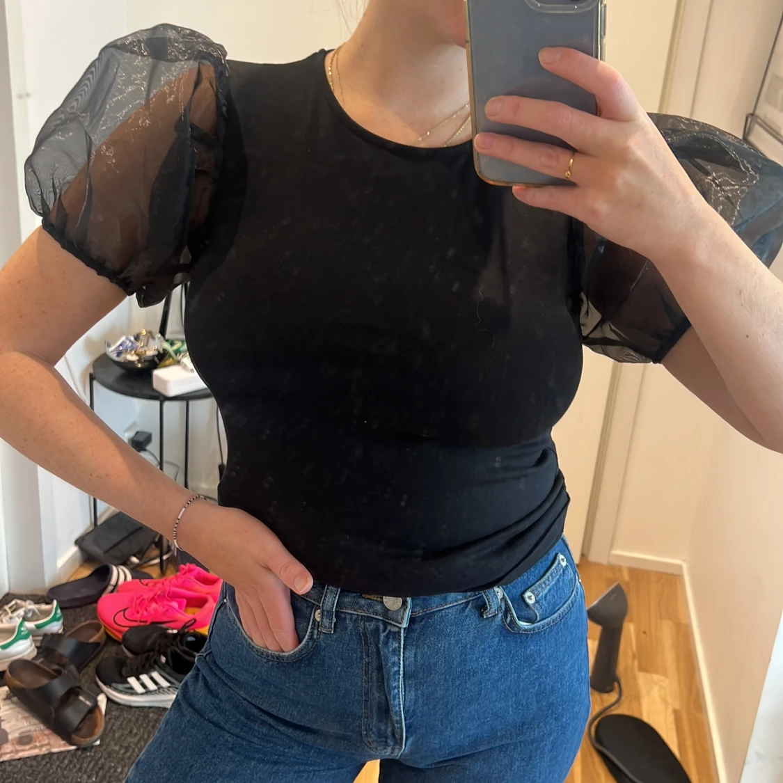 Tshirt med puffärmar