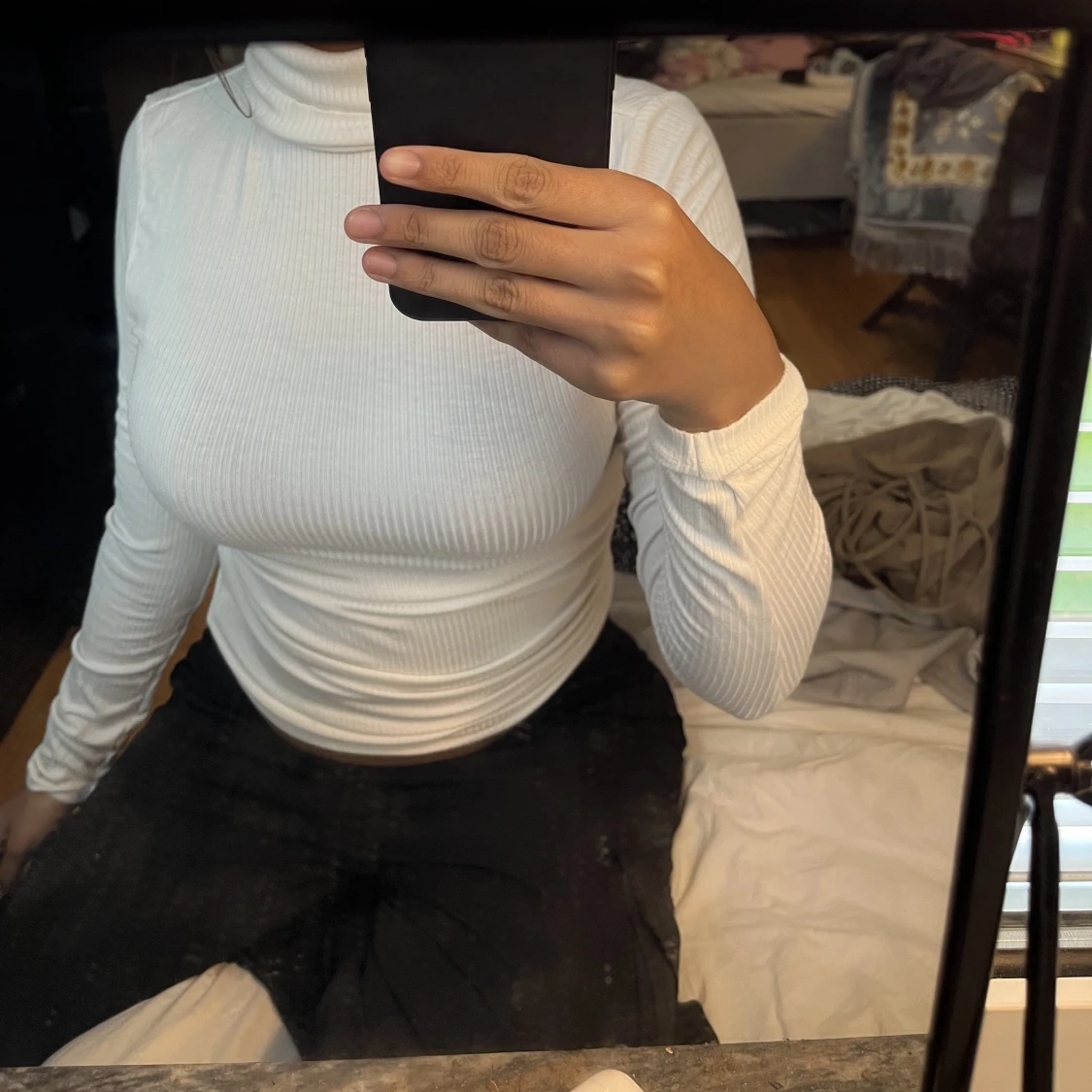 Vit polo tröja - 90