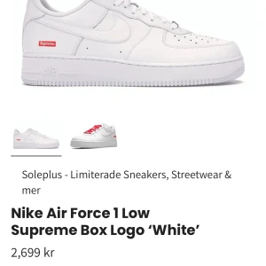 Nike Air force 1 low supreme  - Oanvänd hel ny billigt 