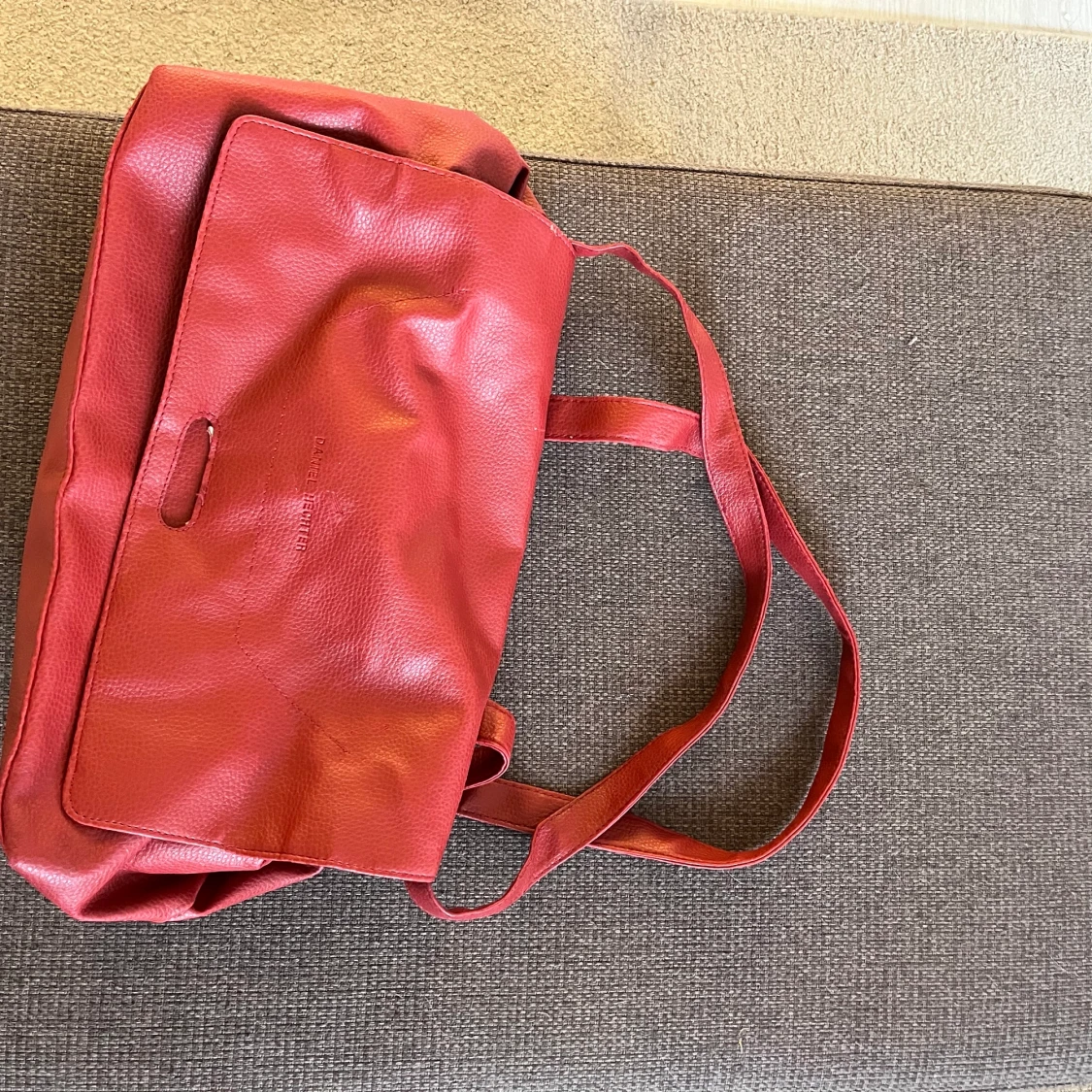 Röd stor väska - 90