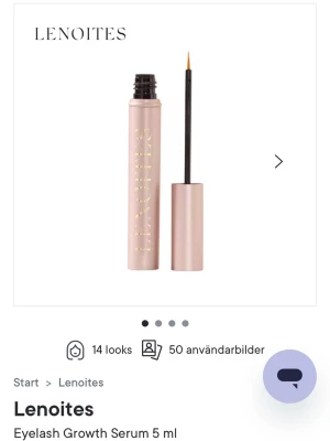 Lenoites Eyelash Growth Serum  - Fick i present men mina ögon tål tyvärr inte fransserum alls. Har vänner som använder denna och det fungerar bra. Därför bara använd 1 gång. 