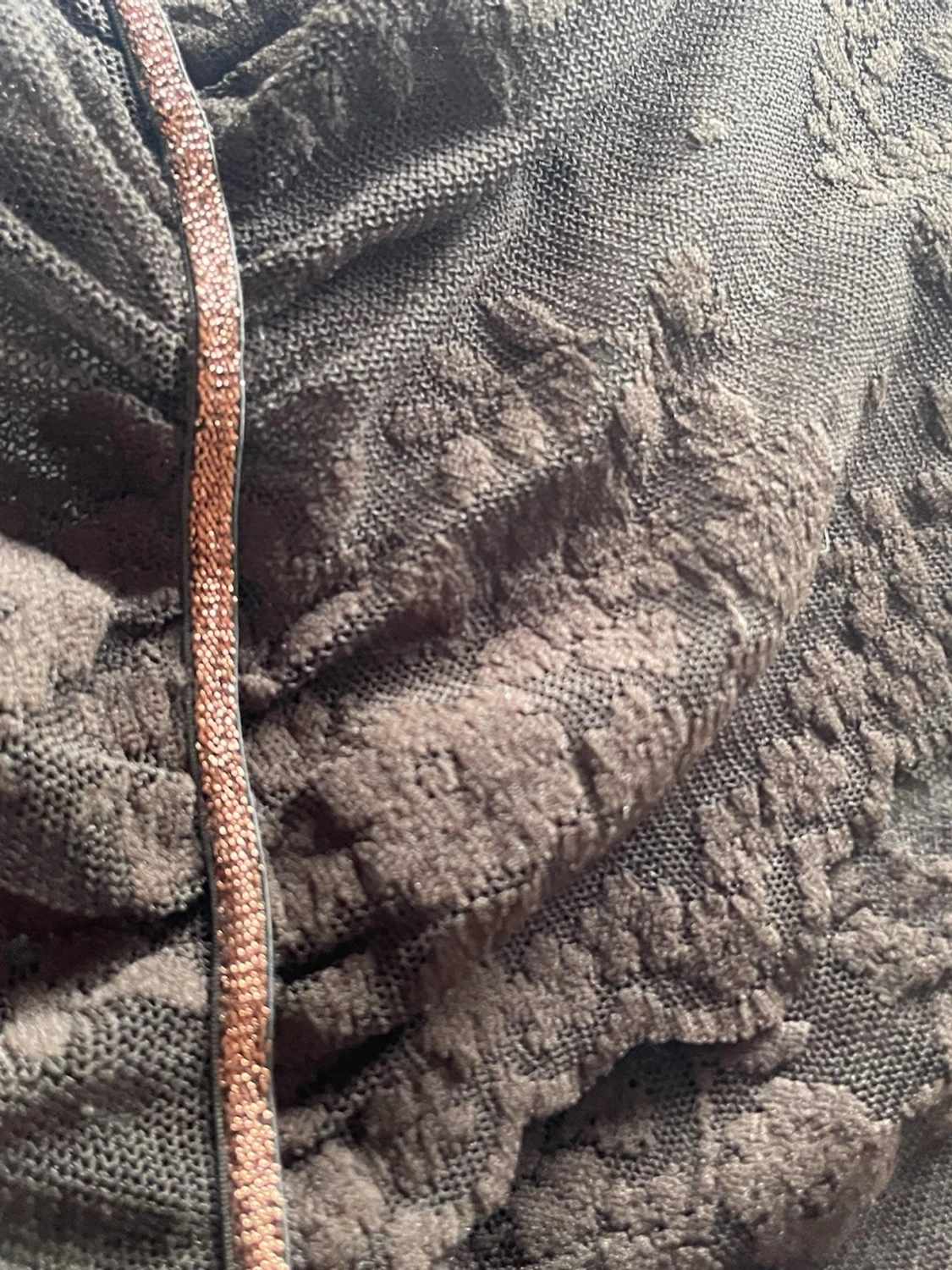 Brun babydoll spets top  från H&M - 2
