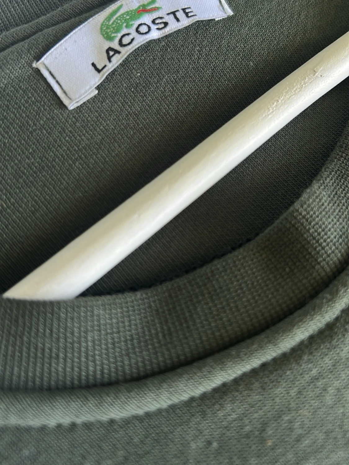 Mörkgrön sweatshirt från Lacoste - 2