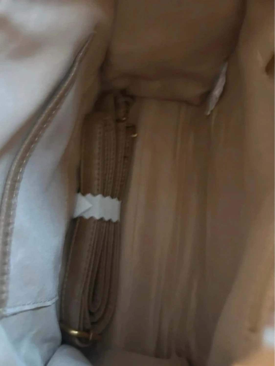 Brun city bag handväska med gulddetaljer - 2