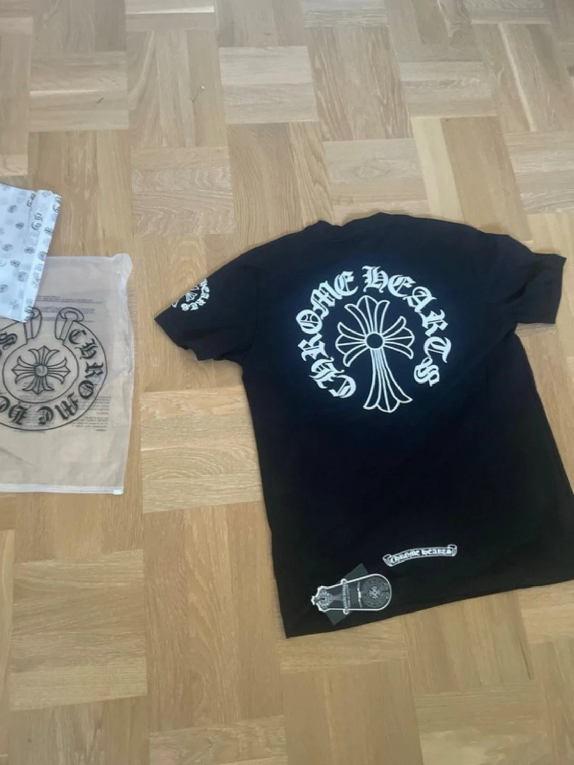 Svart Chrome Hearts x Comme des Garçons t-shirt - 4