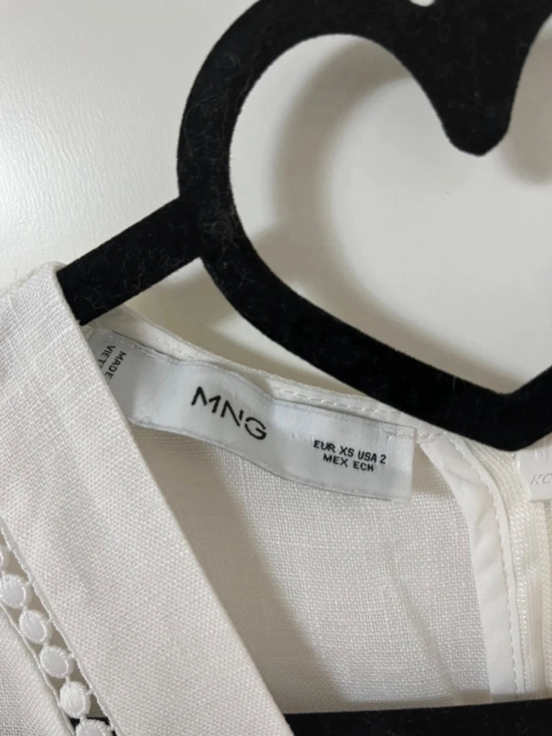 Mango linen wrap midi dress - 3