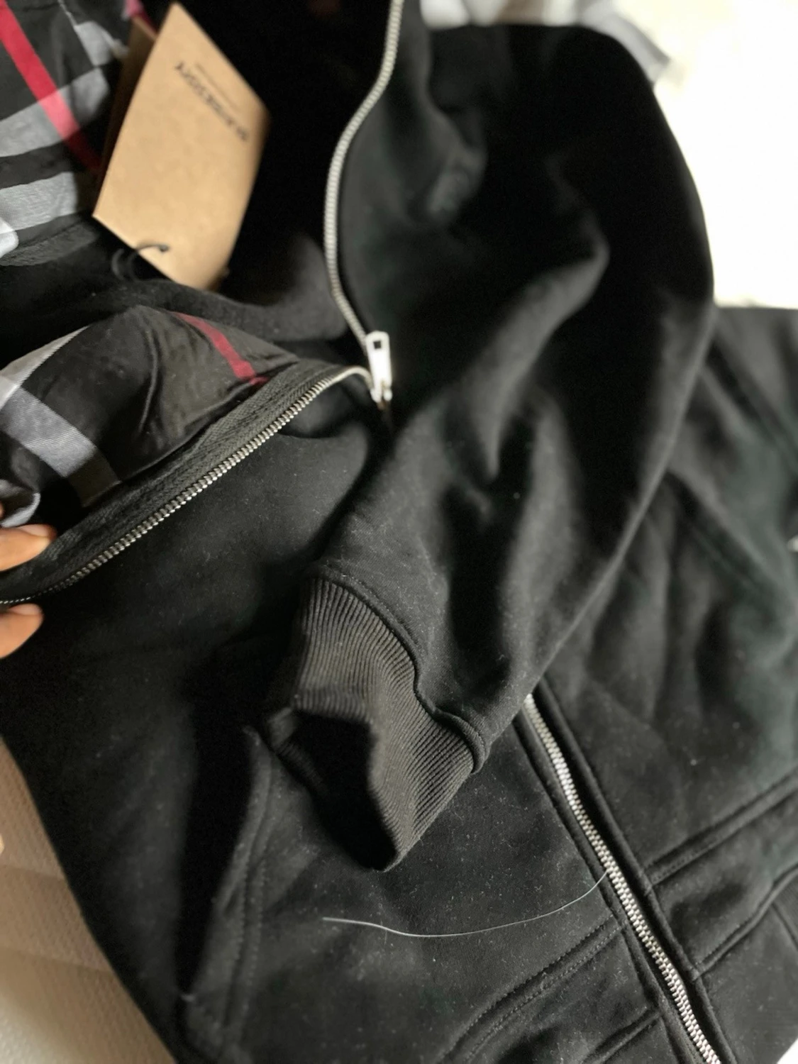 Svart hoodie från Burberry - 5