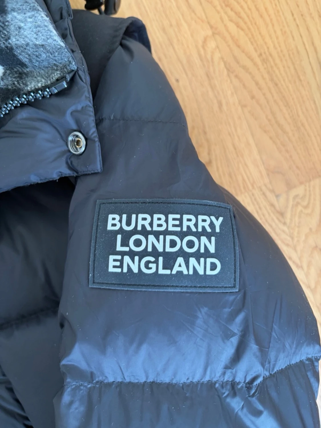 Svart pufferjacka Burberry - 3