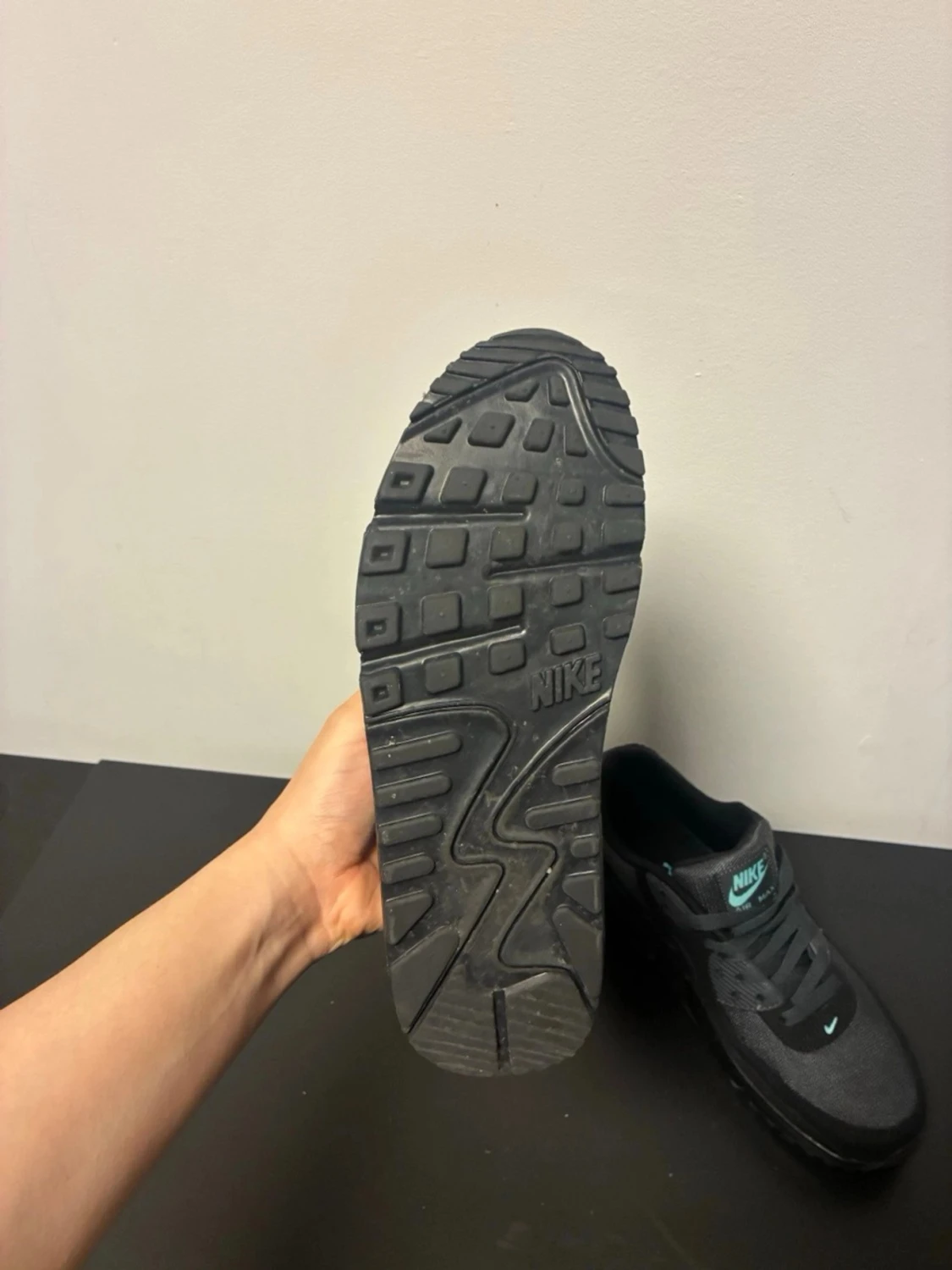 Nike Air Max 90 svart/turkos sneakers - 3