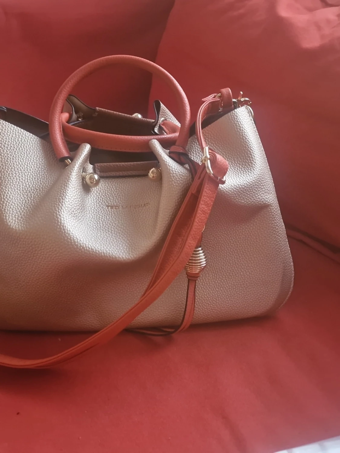 Beige handväska
