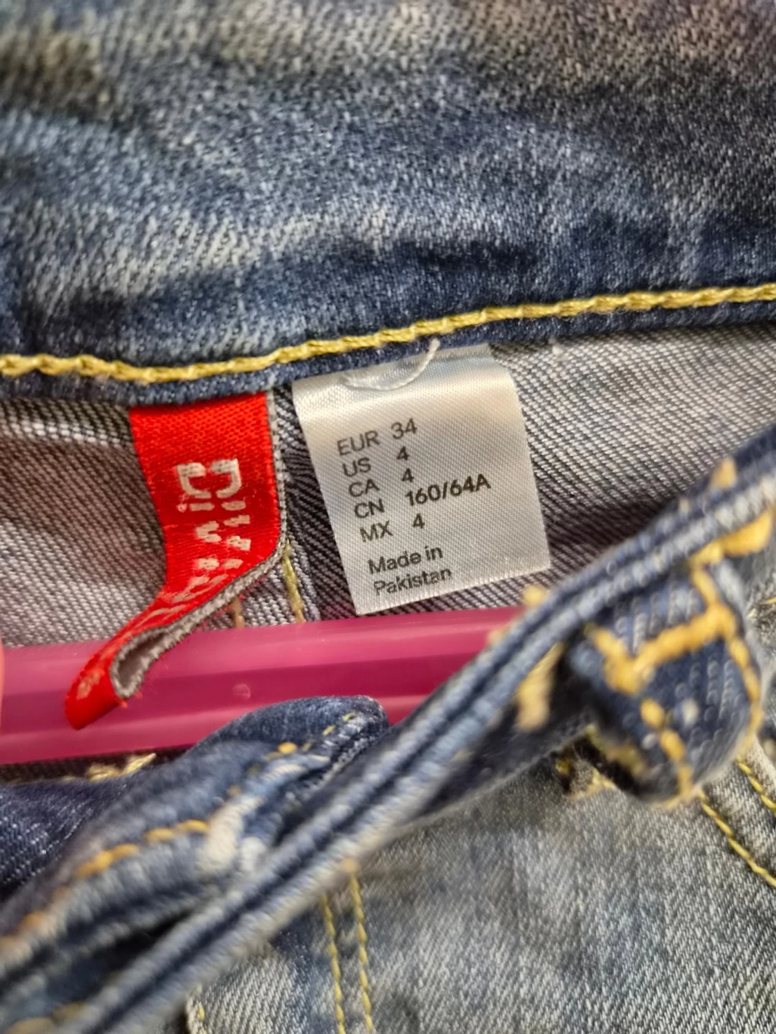 Blå jeansshorts från H&M Divided 34 - 1