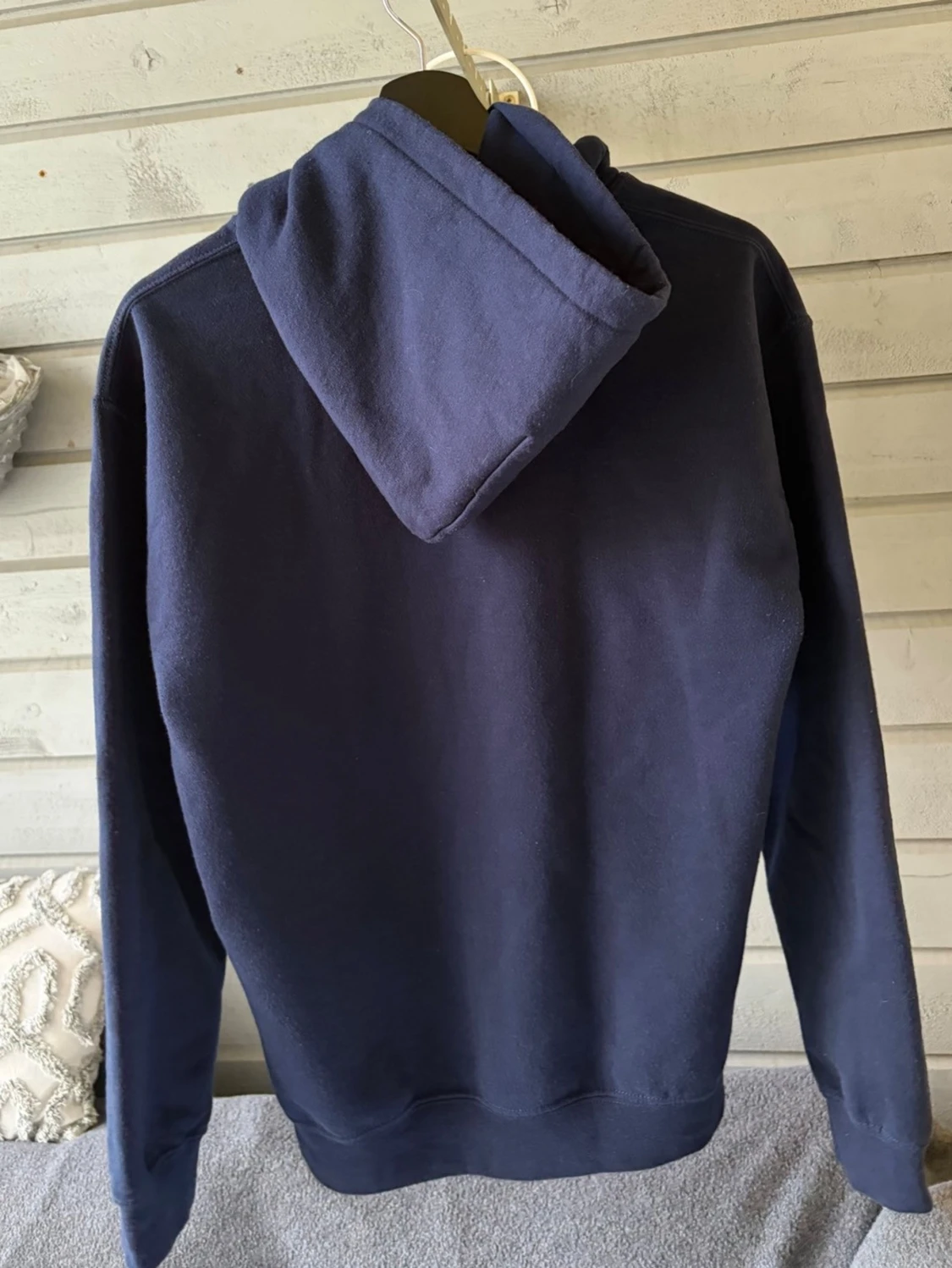 Hoodie mörkblå - 3