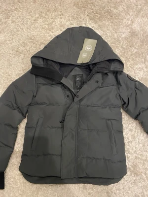 Canada Goose Macmillan - Helt ny canada goose macmillan i grå färg. Oanvänt och taggen finns kvar. Kan sänka priset vid snabb affär🤝Finns även i Svart färg och i storlek M